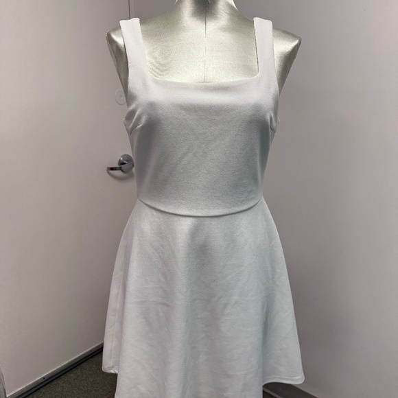 She and Sky Dresses & Skirts - NWT She & Sky White Tank Fit and Flare